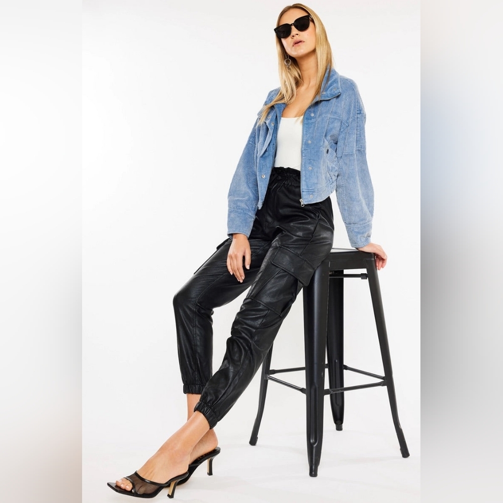 Joggers Faux Leather by Kancan XL